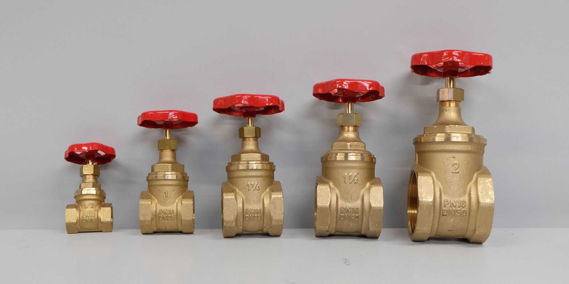 Brass gate valves since DN15-DN50