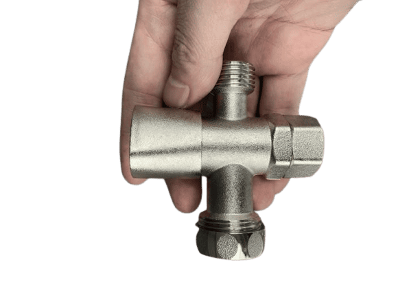 3 way angle valve