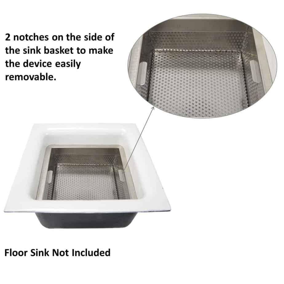 flat drain strainer for compartment kitchen sink (copy)