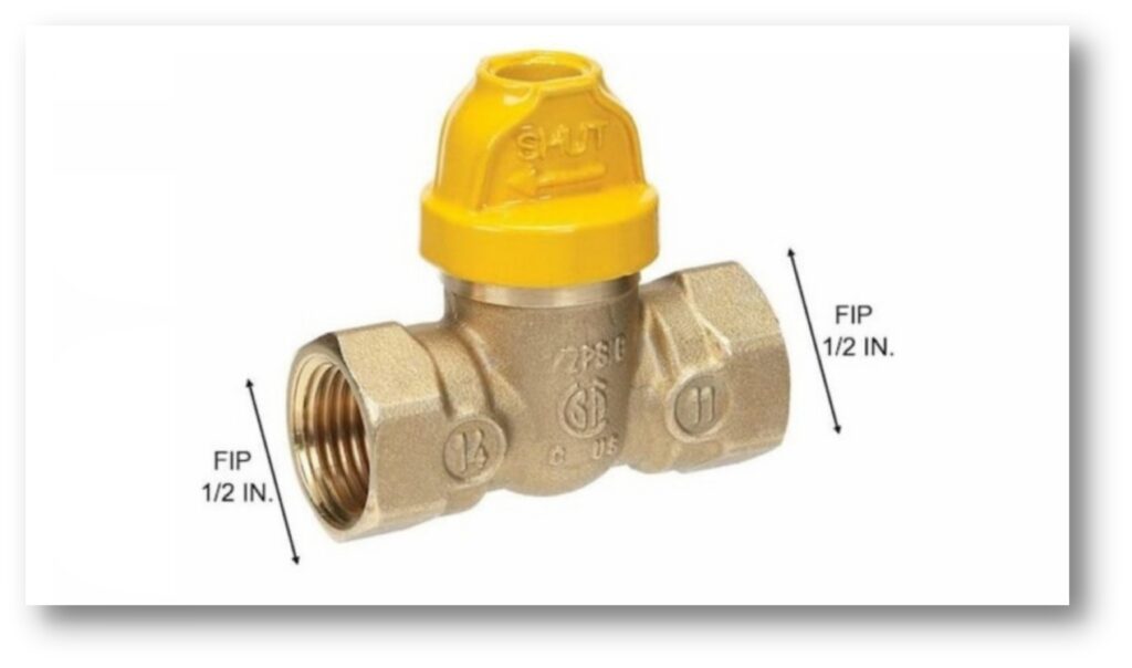 gas ball valve fire safety feature