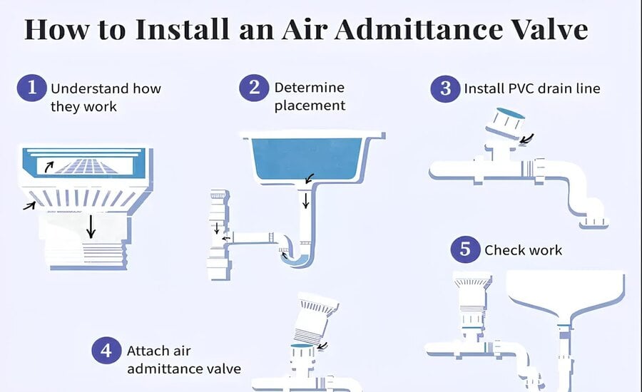 install air admittance valve