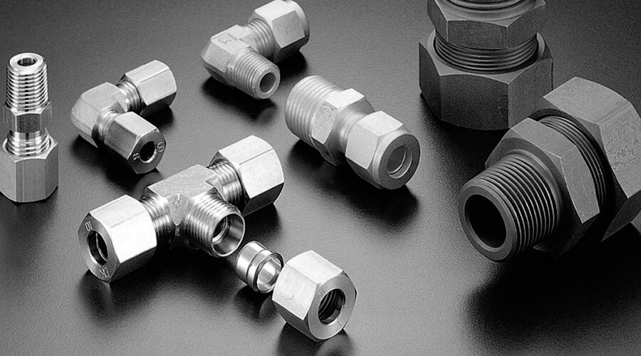 Flare and compression fitting