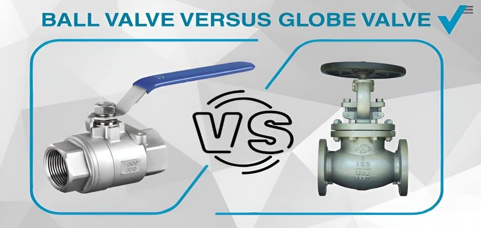 water ball valve and globe valve