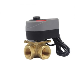 Rotary Actuator 3 way Motorized Thermostatic Water Valve