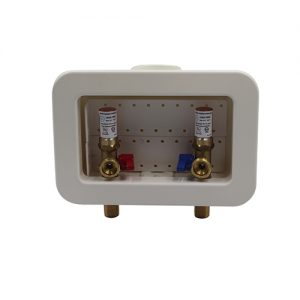 1/2 in. Push-to-Connect x 3/4 in. Brass Washing Machine Outlet Box with Water Hammer Arrestors