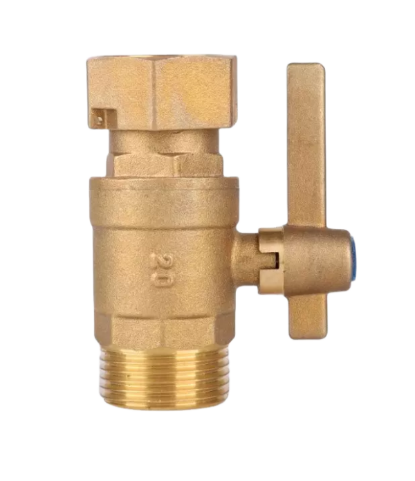 Full brass ball valve with union DN20