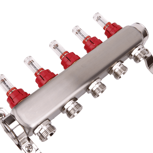 heating manifold with stainless steel