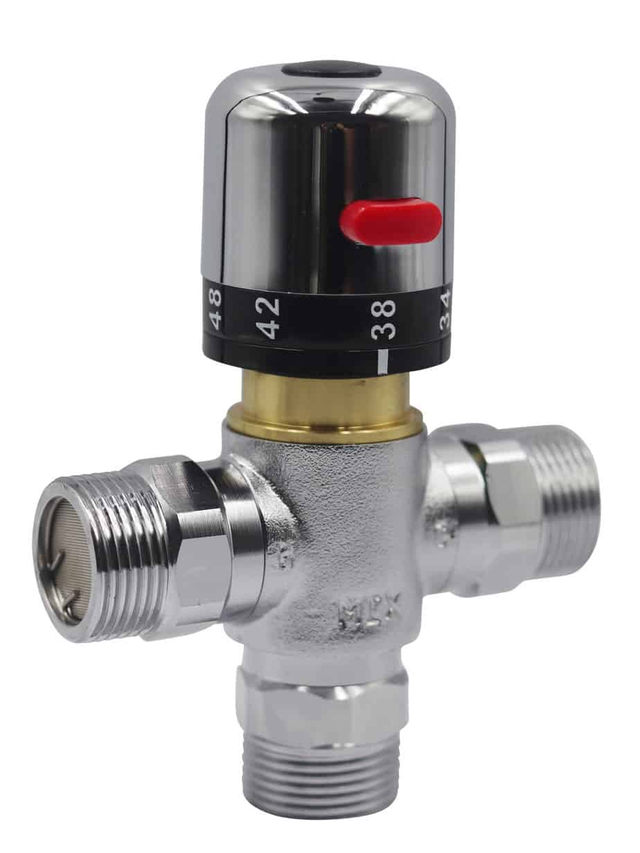 Thermostatic mixing automatic water valve