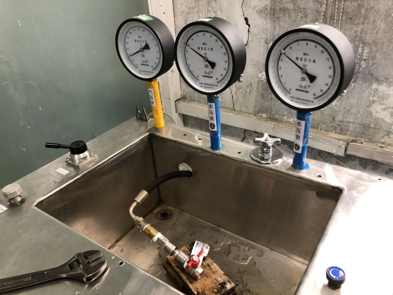 water pressure testing