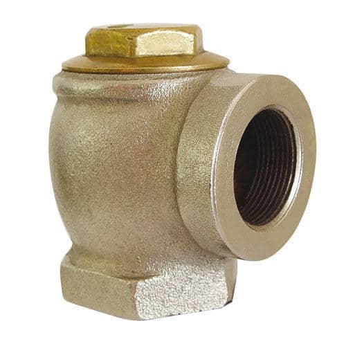 angle check valve