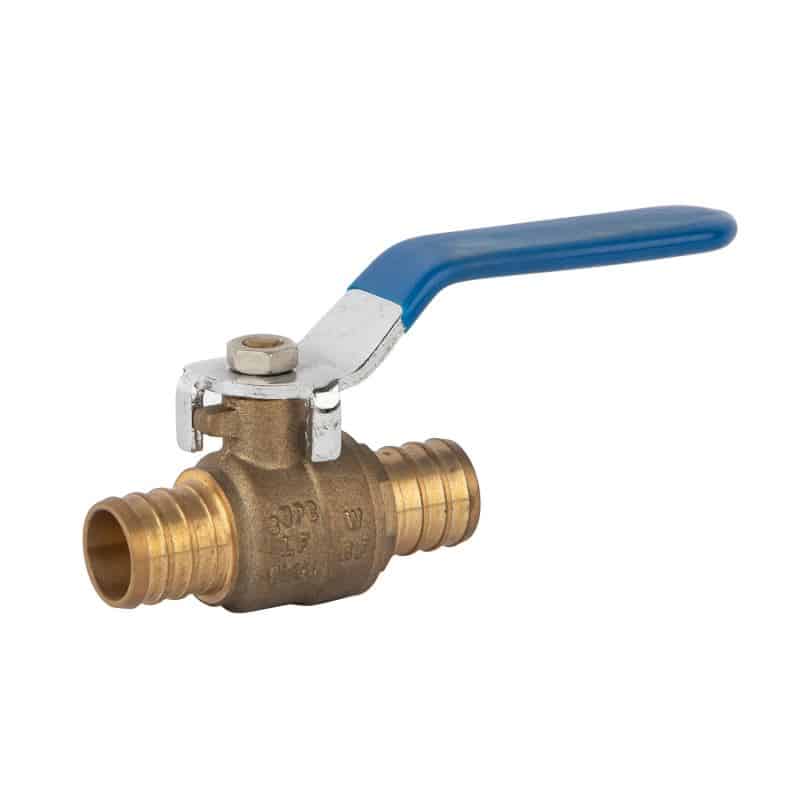2pc lead free press ball valves pex