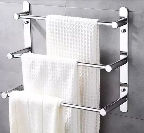 wall mounted towel rack with chrome plated