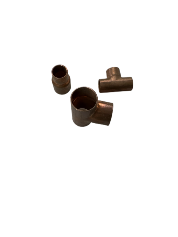 Copper reducer and Tee 0866b