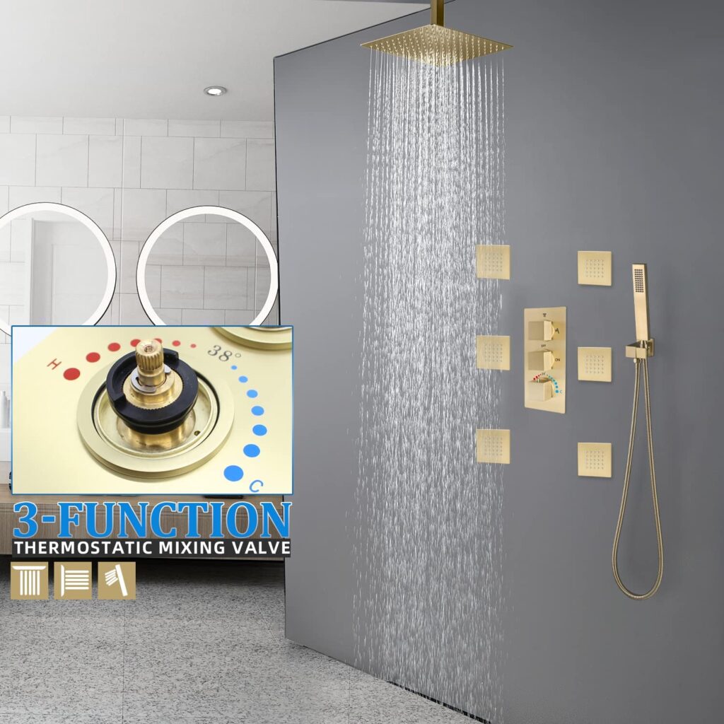 thermostatic shower mixing valve applications