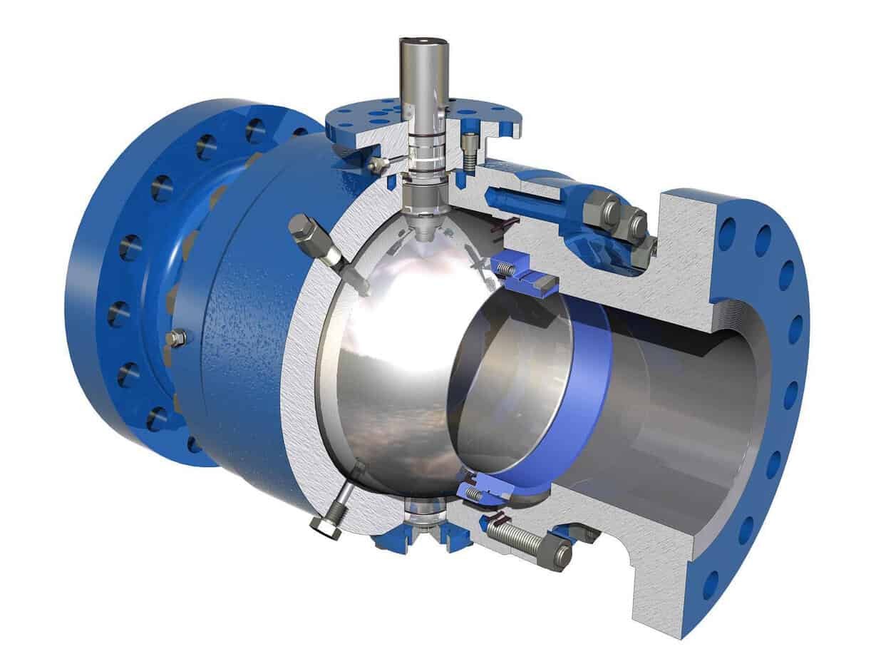 trunnion ball valve