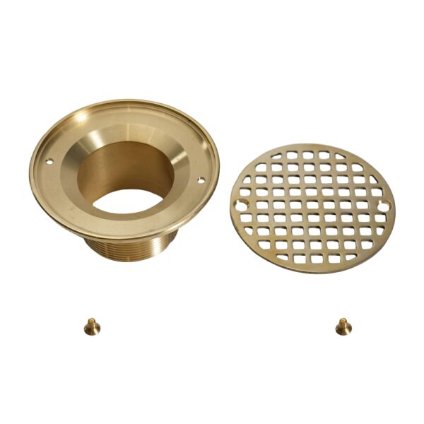 bathroom round brass chrome plated shower drain 0961k
