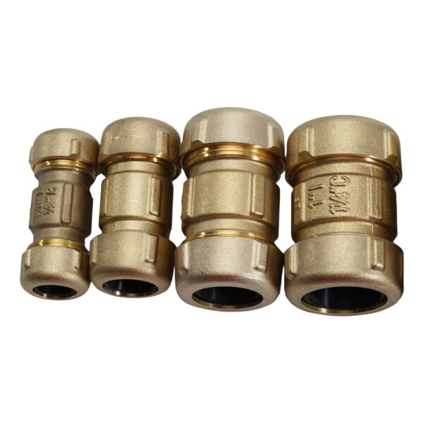 brass compression coupling tube union 0874b