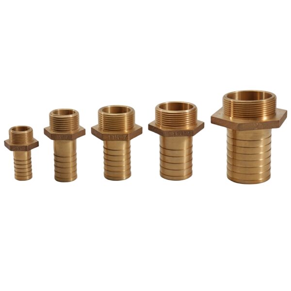 cast bronze barb hose fitting connector adapter 0875