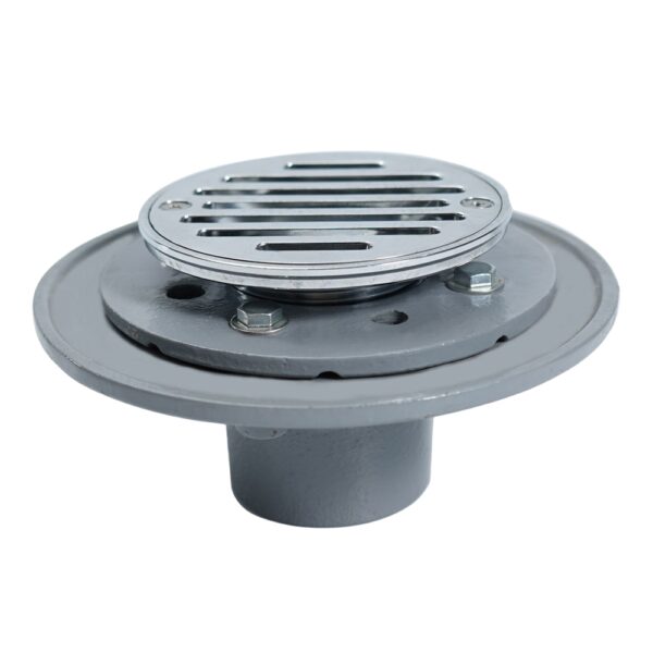 cast iron adjustable shower drain with round shower 0889a