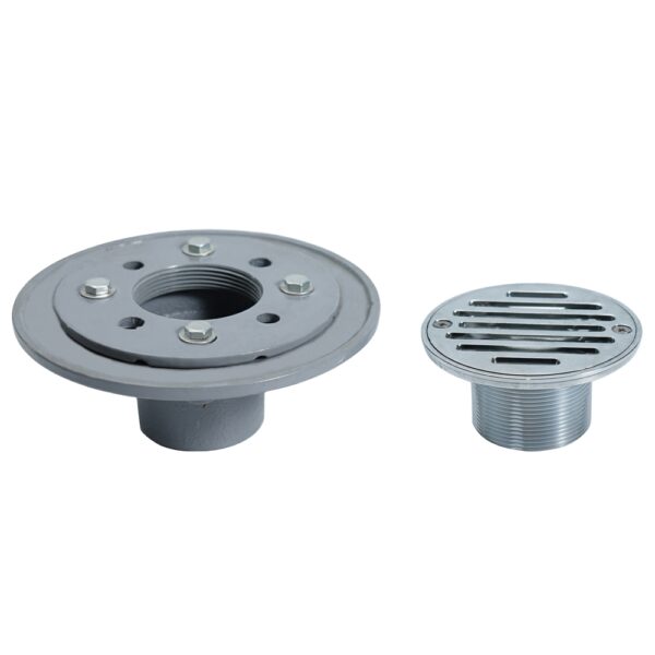 cast iron adjustable shower drain with round shower parts 0889c