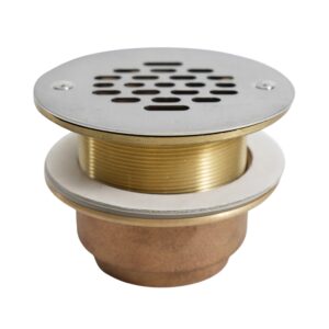 ips brass urinal strainer drains with stainless steel 0976a