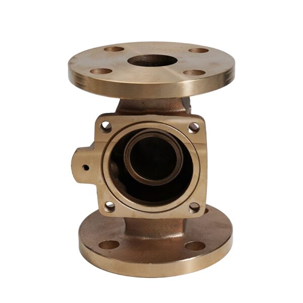 lead bronze valve body with flanged body 0869 e