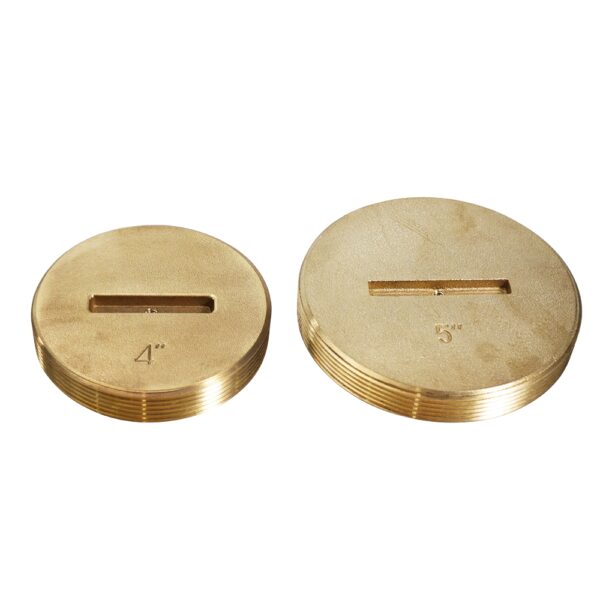 los angeles style brass cleanout plugs 0881