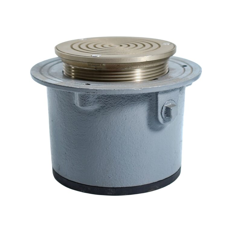 polished cast iron adjustable floor shower drain 0893