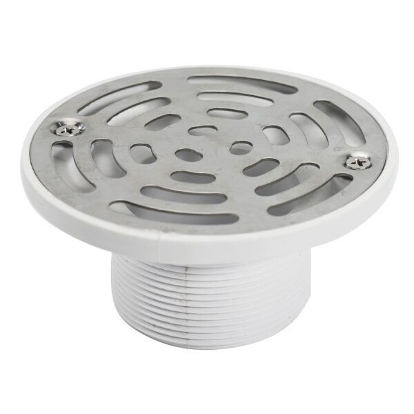 round ss shower drain with pvc body 0895a