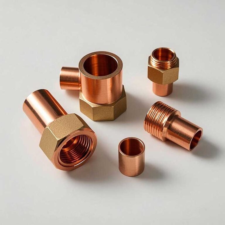 polishing copper pipe fitting 01
