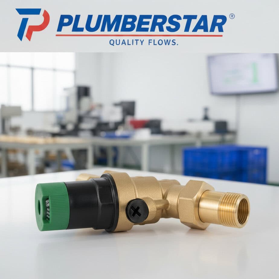 pressure reducing valve with r1 1/2" threaded connections