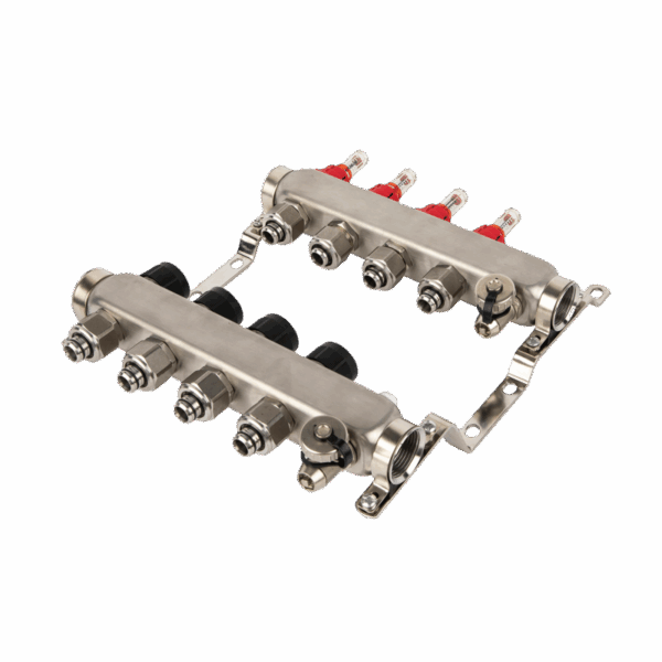 stainless steel manifold with flowmeter 10073c