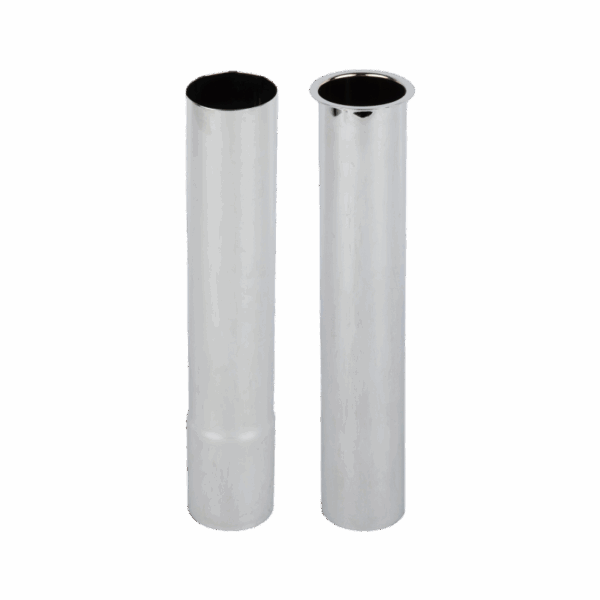 chrome plated flanged tailpiece 10077b