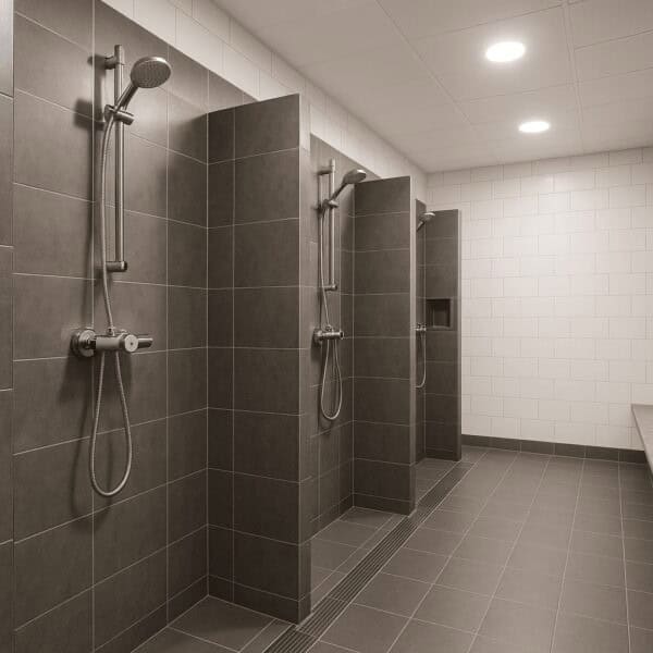 sports education shower