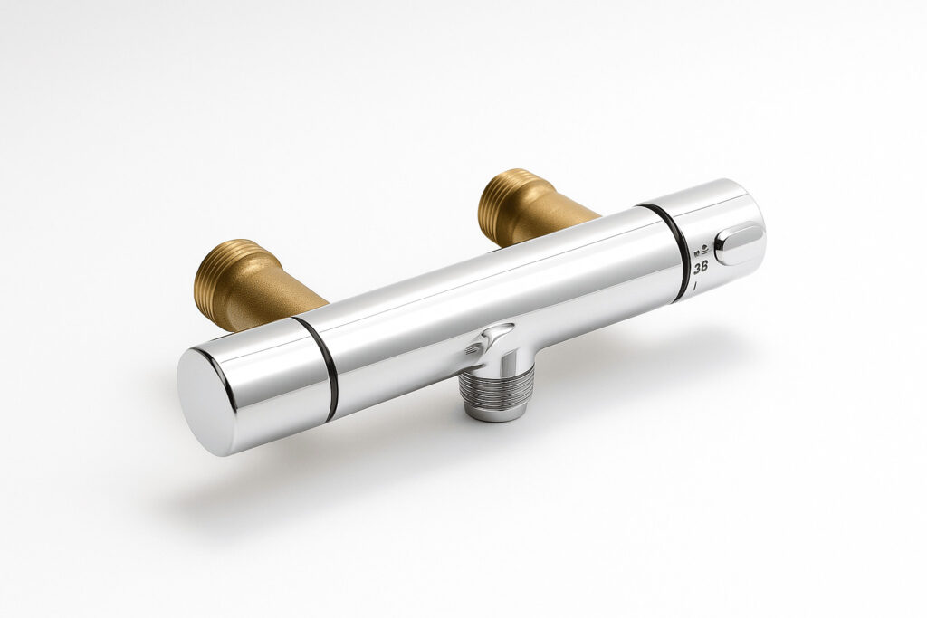 thermostatic temperature mixing valve